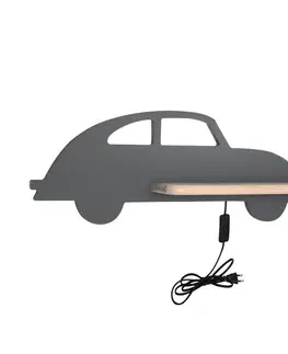 Osvetlenie Detská lampička CAR LED Candellux Čierna
