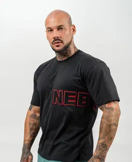 Pánske tričká Tričko s krátkym rukávom Nebbia Dedication 709 Black - L