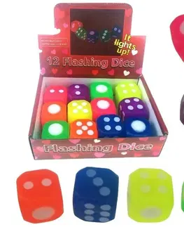 Kreatívne a výtvarné hračky WIKY - Kocka hracia svietiaca 4 cm