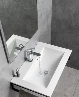Kúpeľňa SAPHO - YUKON umývadlo 90x45cm, liaty mramor, biela 55900