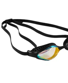 plávanie Plavecké okuliare Airspeed zrkadlové sklá žlto-čierne