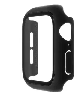 Príslušenstvo k wearables FIXED Pure Plus ochranné puzdro s temperovaným sklom pre Apple Watch 44 mm, čierna FIXPUW+-434-BK