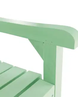Záhradné lavice Drevená záhradná lavička, neo mint, 124 cm, FABLA