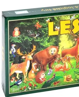 Hračky náučné a vedecké spoločenské hry WIKY - Les - společenská hra