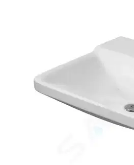 Kúpeľňa DURAVIT - P3 Comforts Umývadlo, 550x455 mm, s 1 otvorom na batériu, alpská biela 2331550000