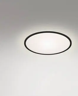 Stropné svietidlá Briloner Stropné LED svetlo Runa efekt podsvietenia, čierna
