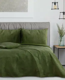 Prikrývky na spanie AmeliaHome Prehoz na posteľ Palsha zelená, 220 x 240 cm