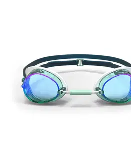plávanie Plavecké okuliare švédske tónované sklá jednotná veľkosť tyrkysové