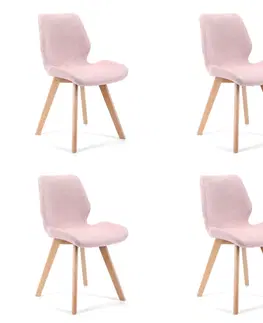 Jedálenské stoličky Moderné kreslo MIRKA, ružová