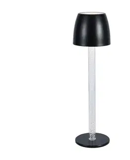 Lampy  LED Stmievateľná nabíjacia stolná lampa LED/3W/5V 3000K čierna 