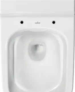 Záchody GEBERIT KOMBIFIXBasic vr. bieleho  tlačidla DELTA 50 + WC CERSANIT CLEANON CASPIA + SEDADLO 110.100.00.1 50BI CP1