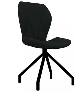 Jedálenské stoličky a kreslá Jedálenská stolička 6 ks umelá koža Dekorhome Biela