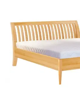 Manželské postele LUKÁŠ LK191 drevená posteľ 160x200, buk