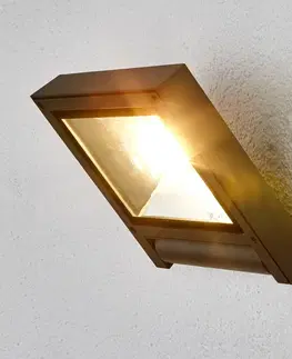 Vonkajšie nástenné svietidlá Lucande Tmavosivé LED svetlo Maico do exteriéru