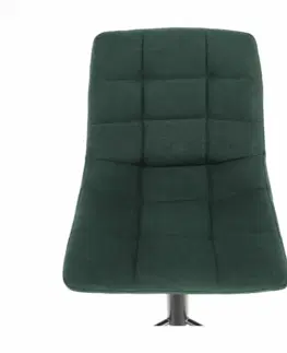 Barové stoličky Barová stolička, zelená/čierna, LAHELA