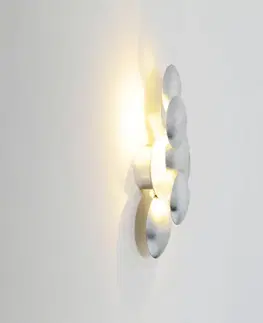 Nástenné svietidlá Holländer Nástenné LED svetlo Bolladaria, 3-pl., strieborná