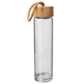 Termosky a fľaše na pitie Fľaša sklo / bambus 0,5 l