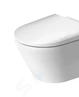 Záchody DURAVIT - D-Neo Závesné WC s doskou SoftClose, Rimless, biela 45780900A1