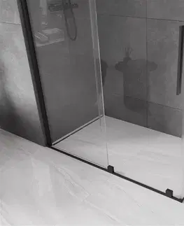Sprchovacie kúty MEXEN/S - Velár sprchovací kút 140 x 85, transparent, čierna 871-140-085-01-70