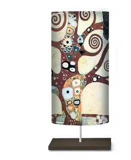 Stojacie lampy Artempo Italia Stojacia lampa Klimt I s umeleckým motívom