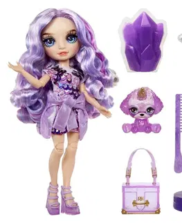 Hračky bábiky MGA - Rainbow High Fashion bábika so zvieratkom - Violet Willow