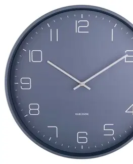 Hodiny Karlsson 5751BL dizajnové nástenné hodiny, pr. 40 cm