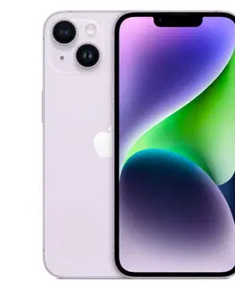 Mobilné telefóny Apple iPhone 14 128GB, purple MPV03YCA