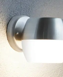 Vonkajšie nástenné svietidlá EGLO Vonkajšie LED svietidlo Oncala sklenené tienidlo