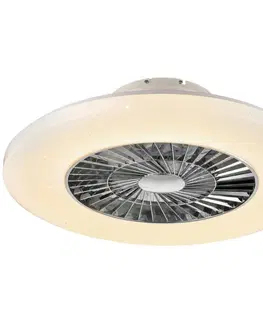 Stropné osvetlenie LED stropné svietidlo Luftiku S Ventilátorom Ø 59cm