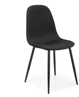 Jedálenské stoličky HALMAR K449 jedálenská stolička čierna