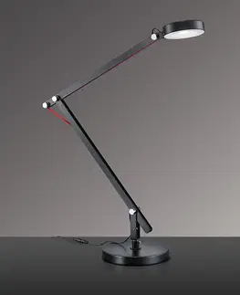 Stolove lampy Moderná stolová lampa čierna vrátane LED - Etienne