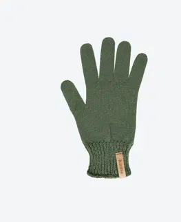 Zimné rukavice Pletené Merino rukavice Kama RB209 105 zelené XS