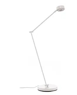 Stojacie lampy Lindby Stojacia lampa Jyla, biela, nastaviteľná, GX53, 4000K