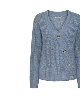Coats & Jackets Kardigán z hrubej pleteniny, svetlomodrý