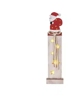 Vianočné dekorácie  LED Vianočná dekorácia  7xLED/2xAA santa 