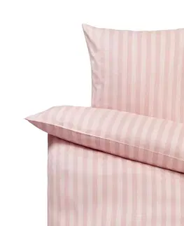 Bedding Saténová posteľná bielizeň, štandardná veľkosť, ružová
