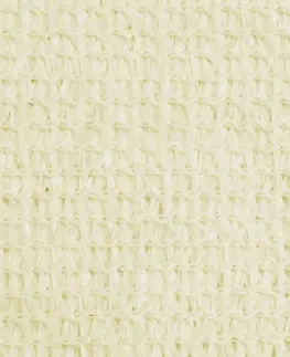 Stínící textilie Tieniaca plachta obdĺžniková HDPE 5 x 7 m Dekorhome Krémová