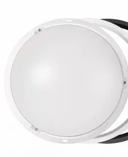 Svietidlá EMOS LED svietidlo prisadené kruhové, 14W, neutrálna biela, priemer 21,5cm, čierna/biela, bez senzoru ZM3230