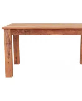 Jedálenské stoly Jedálenský stôl Amba 140x90 z indického masívu palisander