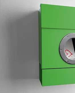 Poštové schránky Radius design cologne Schránka na listy RADIUS DESIGN (LETTERMANN 2 grün 505B) zelená