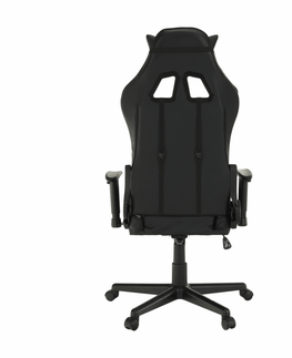 Kancelárske stoličky KONDELA Emre kancelárske kreslo s podrúčkami čierna / Army vzor