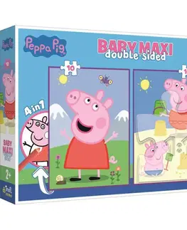 Hračky puzzle TREFL - Puzzle Baby MAXI 2x10 - Peppa Pig