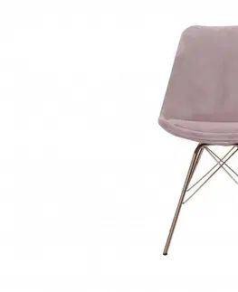 Jedálenské stoličky a kreslá Jedálenská stolička 2 ks IKAROS Dekorhome Ružová