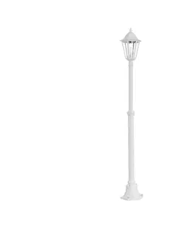 Záhradné lampy Eglo EGLO 93453 - Vonkajšie svietidlo NAVEDO 1xE27/60W biela 