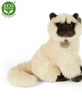 Plyšové hračky RAPPA - Plyšová mačka britská krátkosrstá 30 cm ECO-FRIENDLY