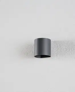 Vonkajšie nástenné svietidlá Eco-Light Vonkajšie LED svietidlo Dodd, okrúhle, antracitová