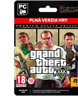 Hry na PC Grand Theft Auto 5 (Premium Online Edition) [Social Club]