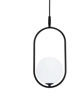 Kúpeľňa Závesná lampa CORDEL 1xG9 Candellux Čierna