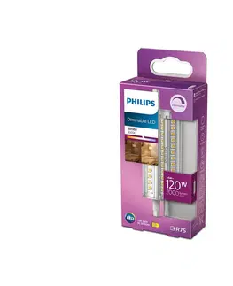 LED osvetlenie Philips LED Stmievateľná žiarovka Philips R7s/14W/230V 3000K 118 mm 