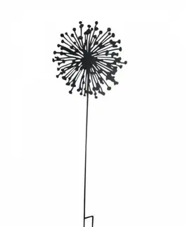 Záhradné lampy Kinekus Ozdoba zapichovacia kvet 38x1x117,5 cm kov